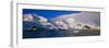 Panoramic View of Ecological Tourists in Inflatable Zodiac Boats-null-Framed Photographic Print