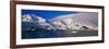 Panoramic View of Ecological Tourists in Inflatable Zodiac Boats-null-Framed Photographic Print