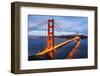 Panoramic View of Famous Golden Gate Bridge-prochasson-Framed Photographic Print