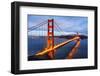 Panoramic View of Famous Golden Gate Bridge-prochasson-Framed Photographic Print