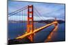 Panoramic View of Famous Golden Gate Bridge-prochasson-Mounted Photographic Print