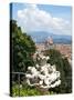 Panoramic View of Florence from Bardini Garden, Florence, UNESCO World Heritage Site, Italy-Nico Tondini-Stretched Canvas