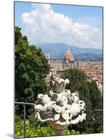 Panoramic View of Florence from Bardini Garden, Florence, UNESCO World Heritage Site, Italy-Nico Tondini-Mounted Premium Photographic Print