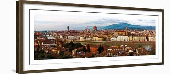 Panoramic view of Florence-Vadim Ratsenskiy-Framed Art Print