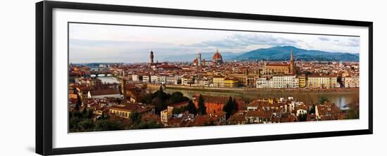 Panoramic view of Florence-Vadim Ratsenskiy-Framed Art Print