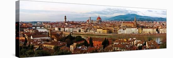 Panoramic view of Florence-Vadim Ratsenskiy-Stretched Canvas