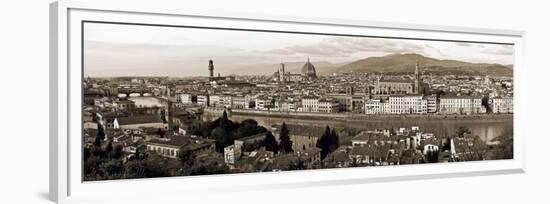 Panoramic View Of Florence-Vadim Ratsenskiy-Framed Art Print