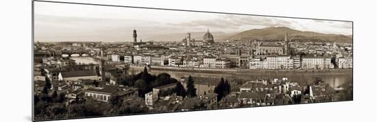 Panoramic View Of Florence-Vadim Ratsenskiy-Mounted Art Print