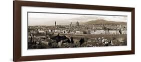 Panoramic View Of Florence-Vadim Ratsenskiy-Framed Art Print