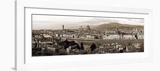 Panoramic View Of Florence-Vadim Ratsenskiy-Framed Art Print