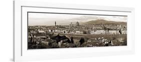 Panoramic View Of Florence-Vadim Ratsenskiy-Framed Art Print