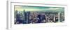 Panoramic View of Frankfurt Am Main City with an Instagram Effect. Germany-amok-Framed Photographic Print