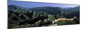 Panoramic View of Great Wall of China, Badaling, China-James Montgomery Flagg-Mounted Photographic Print