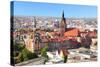 Panoramic View of Hanover City, Germany-Zoom-zoom-Stretched Canvas