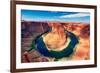 Panoramic View of Horseshoe Bend-prochasson-Framed Photographic Print