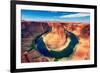 Panoramic View of Horseshoe Bend-prochasson-Framed Photographic Print