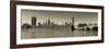 Panoramic View of Houses of Parliament, Westminster, London, England-Jon Arnold-Framed Photographic Print