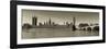 Panoramic View of Houses of Parliament, Westminster, London, England-Jon Arnold-Framed Photographic Print