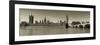 Panoramic View of Houses of Parliament, Westminster, London, England-Jon Arnold-Framed Photographic Print