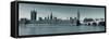 Panoramic View of Houses of Parliament, Westminster, London, England-Jon Arnold-Framed Stretched Canvas