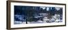Panoramic View of Ice Skating Wollman Rink in Central Park-null-Framed Photographic Print