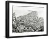 Panoramic View of India from the Himalaya Mountains, Designed by T. Packer, 1857-null-Framed Giclee Print