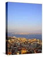 Panoramic View of Istanbul from Galata Tower, Istanbul, Turkey, Europe, Eurasia-Simon Montgomery-Stretched Canvas