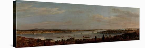 Panoramic View of Istanbul, Second Half of the 18th C-Antoine de Favray-Stretched Canvas