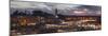 Panoramic View of (Jemaa) Djemaa El Fna Square and Koutoubia Mosque-Stephen Studd-Mounted Photographic Print