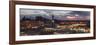 Panoramic View of (Jemaa) Djemaa El Fna Square and Koutoubia Mosque-Stephen Studd-Framed Photographic Print