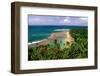 Panoramic view of Kee-e Beach, Kauai, Hawaii-George Oze-Framed Photographic Print