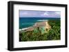 Panoramic view of Kee-e Beach, Kauai, Hawaii-George Oze-Framed Photographic Print