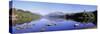Panoramic View of Lake Padarn, Wales, UK-Mark Taylor-Stretched Canvas