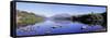 Panoramic View of Lake Padarn, Wales, UK-Mark Taylor-Framed Stretched Canvas