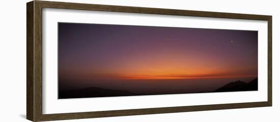 Panoramic View of Las Campanas Observatory at Twilight, Chile-null-Framed Photographic Print