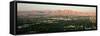 Panoramic View of Las Vegas Nevada Gambling City at Sunset-null-Framed Stretched Canvas