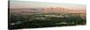 Panoramic View of Las Vegas Nevada Gambling City at Sunset-null-Stretched Canvas