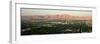 Panoramic View of Las Vegas Nevada Gambling City at Sunset-null-Framed Photographic Print