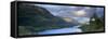 Panoramic View of Loch Leven, Near Glencoe, Highland Region, Scotland, United Kingdom, Europe-Patrick Dieudonne-Framed Stretched Canvas