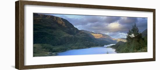 Panoramic View of Loch Leven, Near Glencoe, Highland Region, Scotland, United Kingdom, Europe-Patrick Dieudonne-Framed Photographic Print