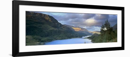 Panoramic View of Loch Leven, Near Glencoe, Highland Region, Scotland, United Kingdom, Europe-Patrick Dieudonne-Framed Photographic Print