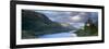 Panoramic View of Loch Leven, Near Glencoe, Highland Region, Scotland, United Kingdom, Europe-Patrick Dieudonne-Framed Photographic Print