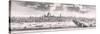 Panoramic View of London, 1710-Benjamin Smith-Stretched Canvas