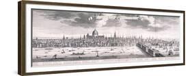 Panoramic View of London, 1710-Benjamin Smith-Framed Giclee Print