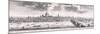 Panoramic View of London, 1710-Benjamin Smith-Mounted Giclee Print