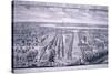 Panoramic View of London, 1720-Johannes Kip-Stretched Canvas