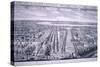 Panoramic View of London, 1720-Johannes Kip-Stretched Canvas