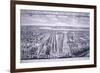 Panoramic View of London, 1720-Johannes Kip-Framed Giclee Print