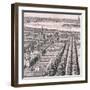 Panoramic View of London, 1720-Johannes Kip-Framed Giclee Print