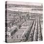 Panoramic View of London, 1720-Johannes Kip-Stretched Canvas